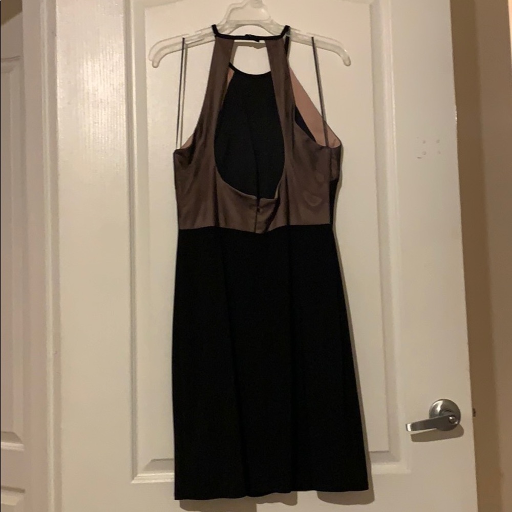 Black mini dress